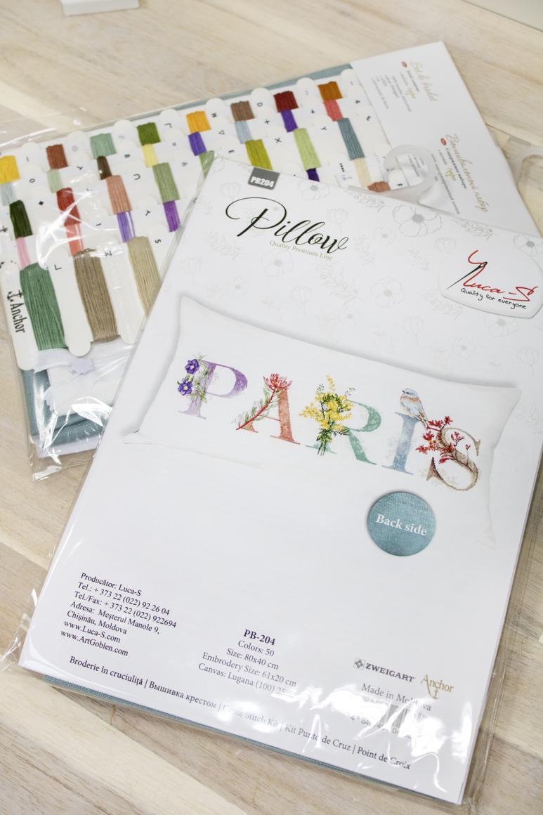 Подушка для вышивки крестом Luca-S - Paris, PB204