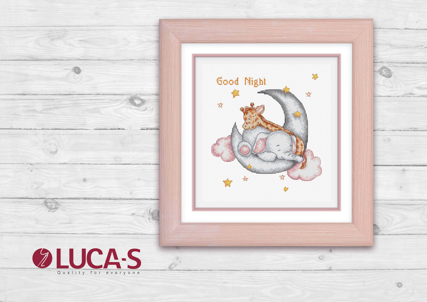 Набор для вышивания с рамкой в комплекте Luca-S, R06