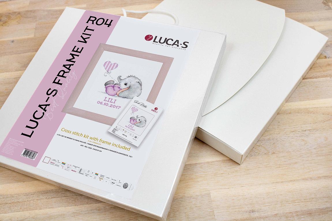 Набор для вышивания с рамкой Luca-S, R04
