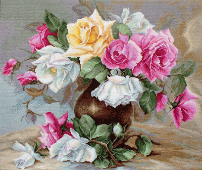 Seturi de Brodat Goblen Luca-S - Vaza cu trandafiri, G587