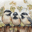 Cross Stitch Kit Luca-S - Chickadees On The Fence , BU5066