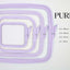 Квадратный пластик Nurge Pastel Violet, 300