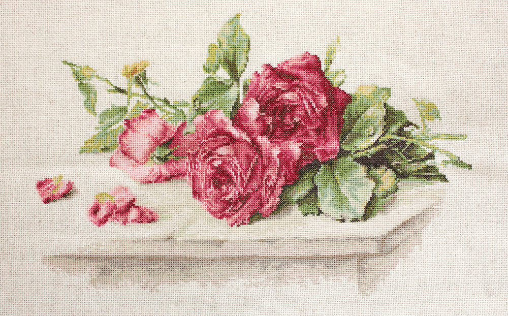 Набор для вышивки крестом Luca-S - BL22411 Красные розы