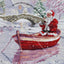 Набор для вышивки крестом Лука-С - BU5014 Дед Мороз на рыбалке