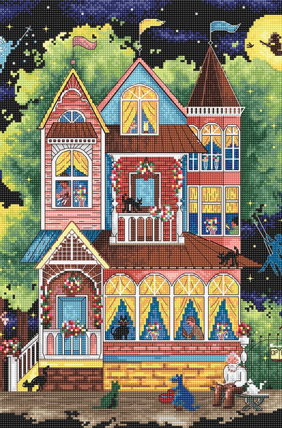 Set de broderie Letistitch  - Casa de poveste, LETI937