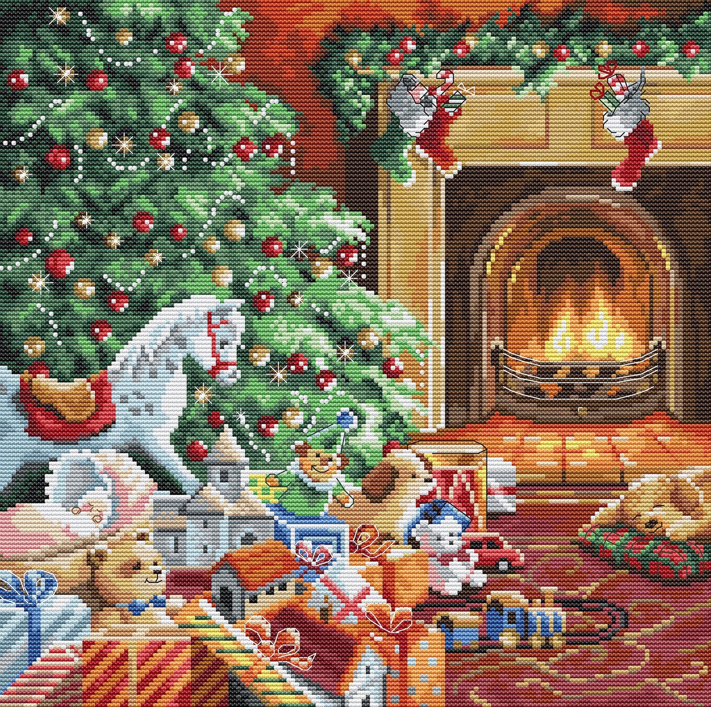 Cross Stitch Kit LetiStitch - Cozy Christmas - HobbyJobby