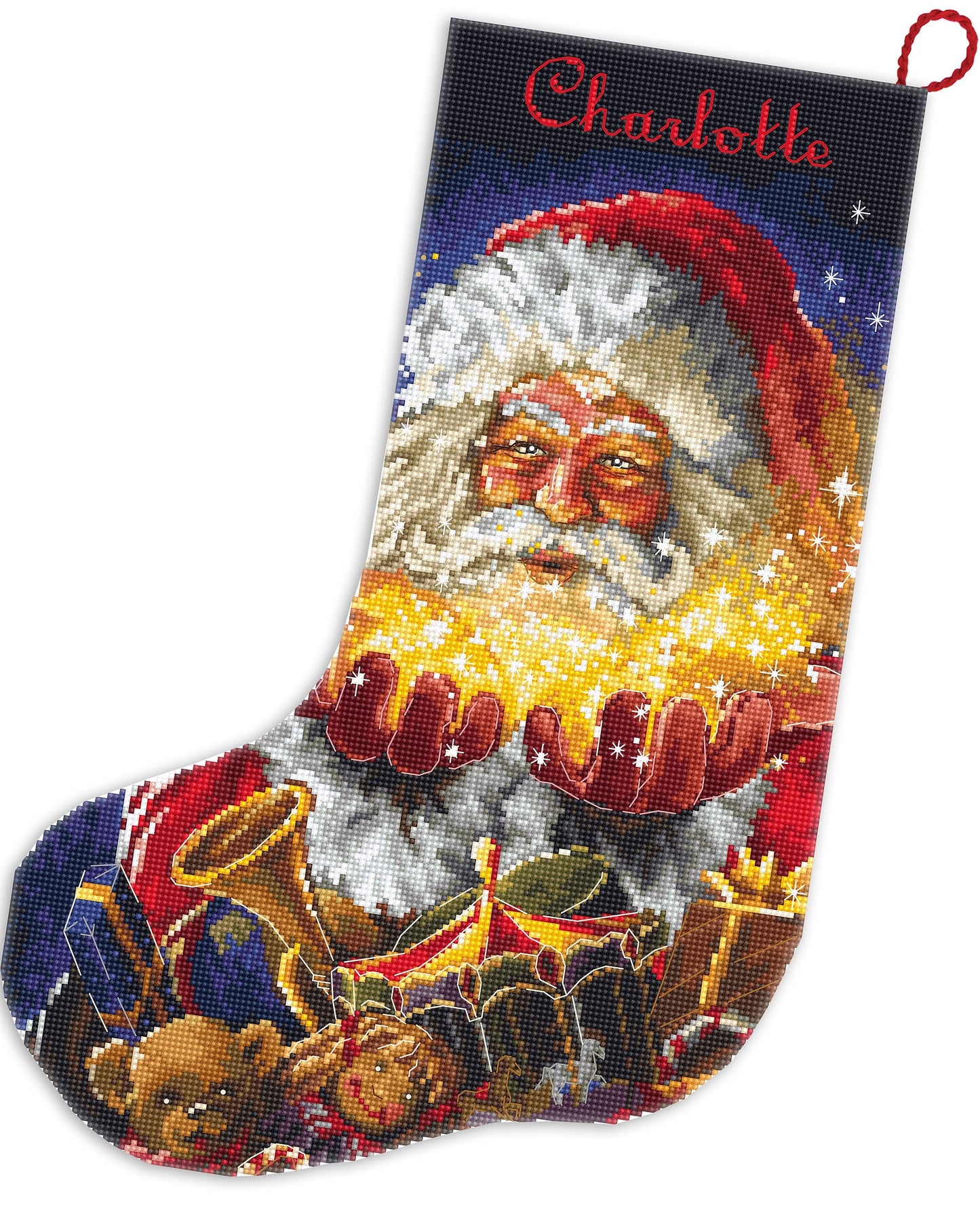 Set de broderie LETISTITCH - Christmas miracle Stocking