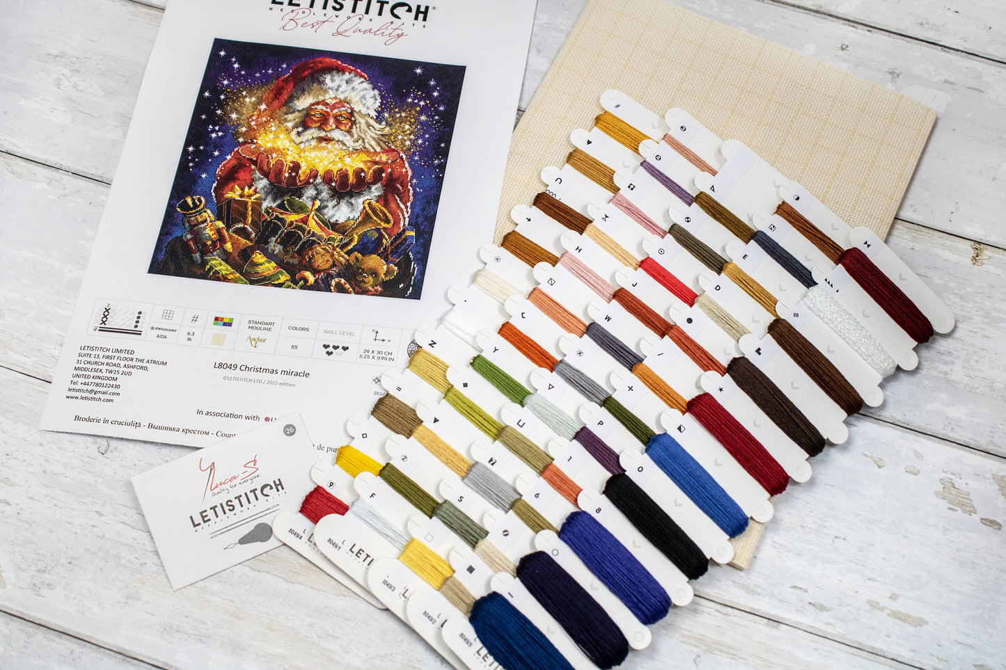 Set de broderie LETISTITCH - Christmas miracle